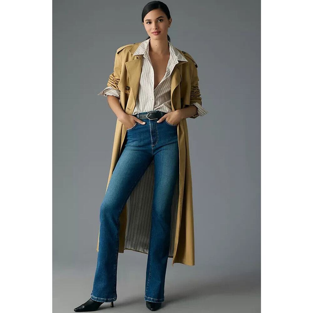 Favorite Daughter Blue High-Rise Flare Jeans